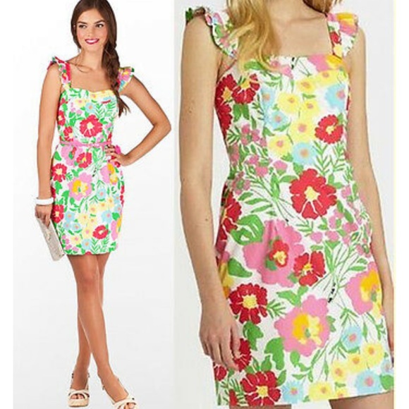 Lilly Pulitzer Big Garden by the Sea Dress 12 - Picture 1 of 6